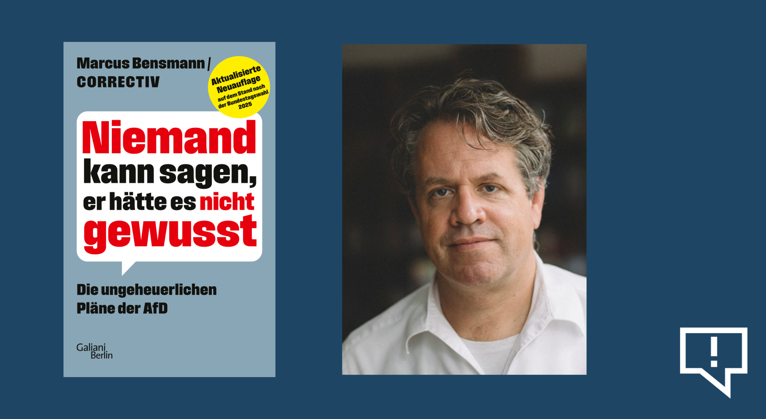 „Niemand kann sagen, er hätte es nicht gewusst“ – Autorenlesung mit Marcus Bensmann